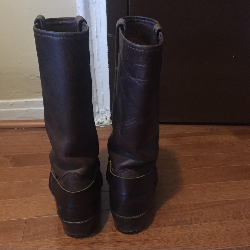 SOLD! Frye boots, Harness 12R, tan, size 7M - Picture 6 of 8